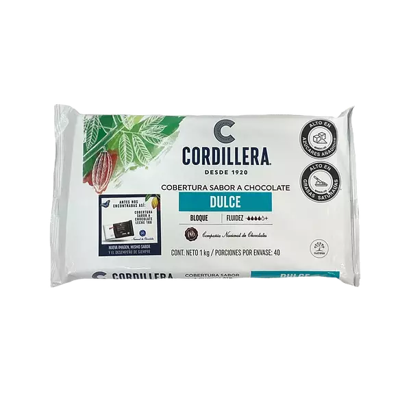 Cobertura Leche Bloque Cordillera X1kg